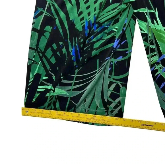 London Times Jumpsuit Romper 6 Tropical Botanical Palm Print Beach Vacation - Picture 12 of 16